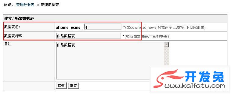 帝国CMS自定义系统模型案例