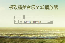 极致精美音乐mp3播放器(一款精简超小的音乐mp3播放器)