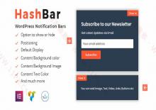 WordPress通知栏插件 - HashBar Pro v1.0.17