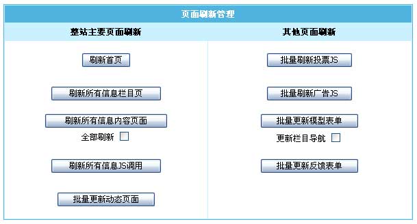 帝国CMS数据更新中心如何设置 第4张