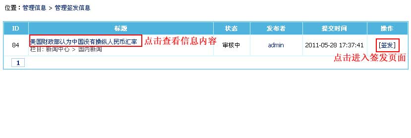 帝国CMS签发信息如何设置 第3张