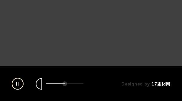HTML5 SVG移动端播放器按钮动画特效实例